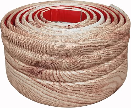 KTINITK Moldura flexible para zócalo, 4 pulgadas de ancho x 9.8 pies de largo, base de pared de vinilo autoadhesivo, base de cala para despegar y