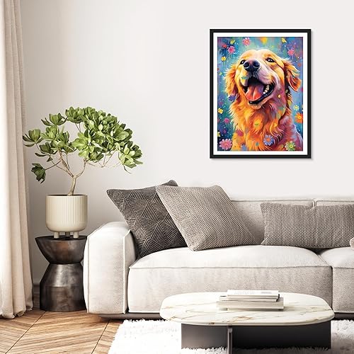 Miniatura 3 de RICUVED Kits de arte de diamantes para adultos, kits de arte de diamantes para perros, arte de diamantes 5D, arte de diamantes de animal 5D, arte y