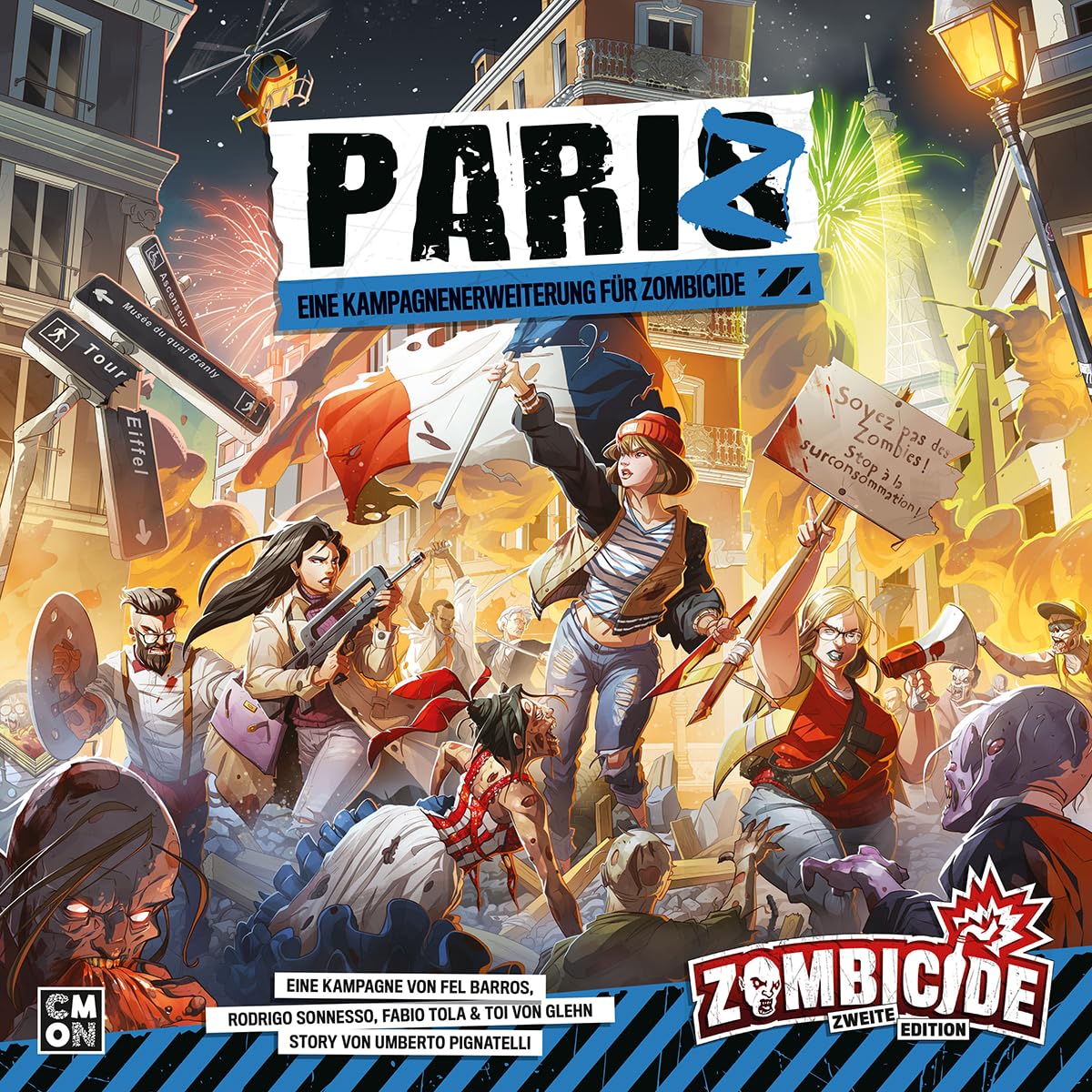 Asmodee - Zombicide, Seconda Edizione: Extra Players Upgrade Set, Espansione Gioco da Tavolo, Edizione in Italiano, 8498