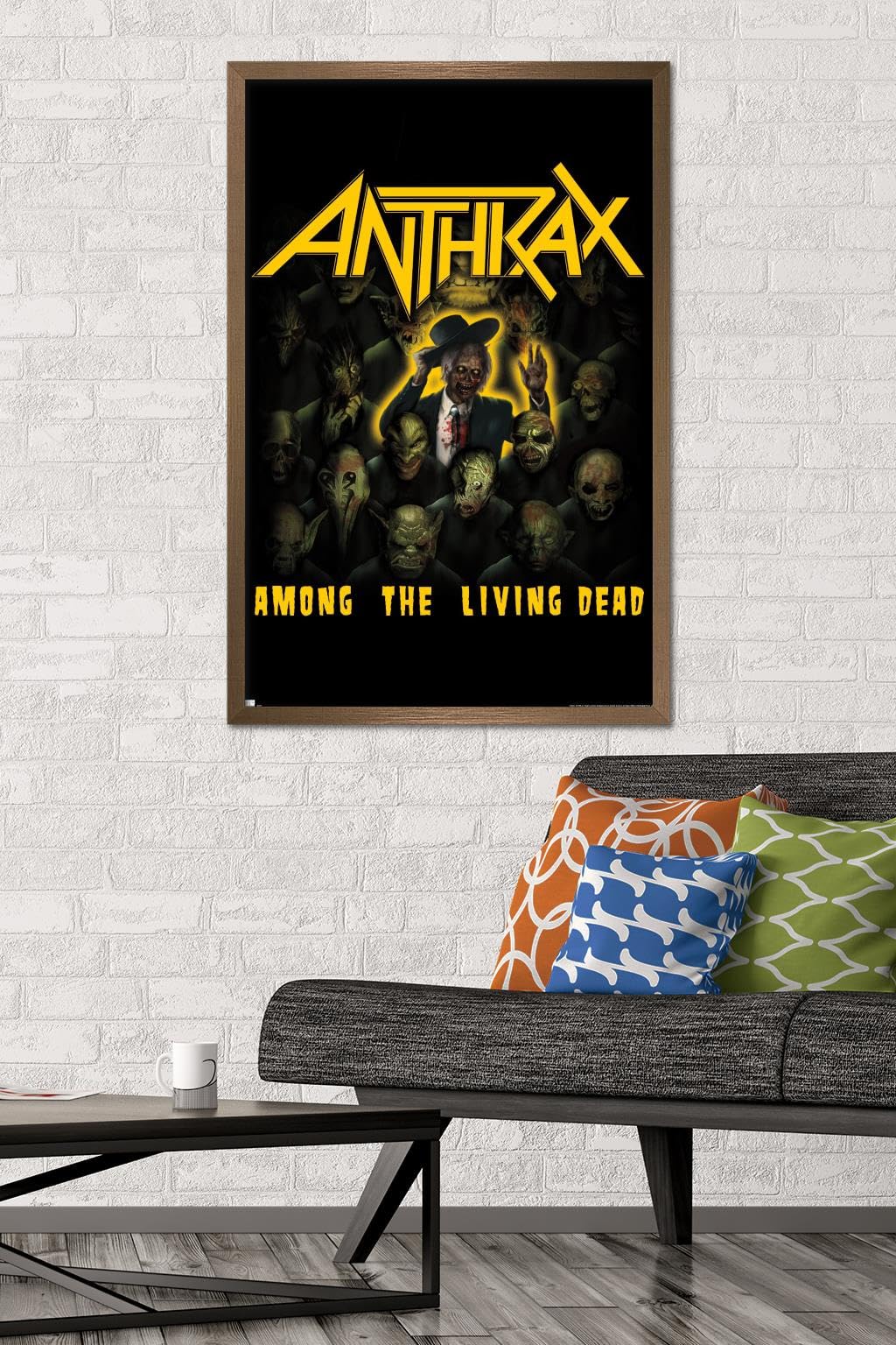 激レア　ANTHRAX AMONG THE LIVING ツアータオル Amazon.com: Trends International Anthrax - Among The Living Dead