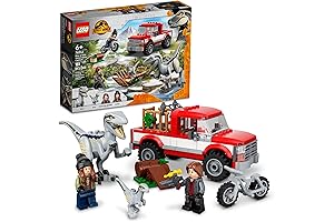Jurassic World Blue & Beta Velociraptor Capture Adventure Kit for Kids 5...
