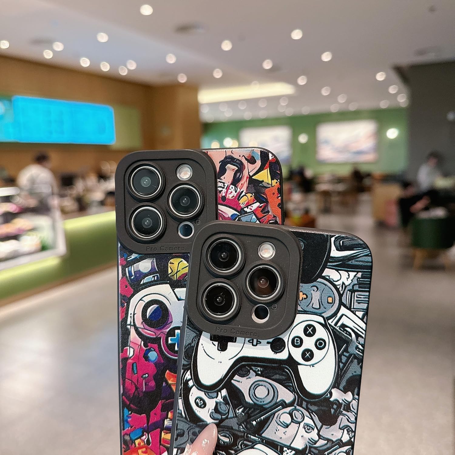 2 Pack Designer Gamer Phone Case for iPhone 16, Soft TPU Full Protection, Slim Fit and Nice Touch Feel, Ideal for Kids Boys Men - Image 6