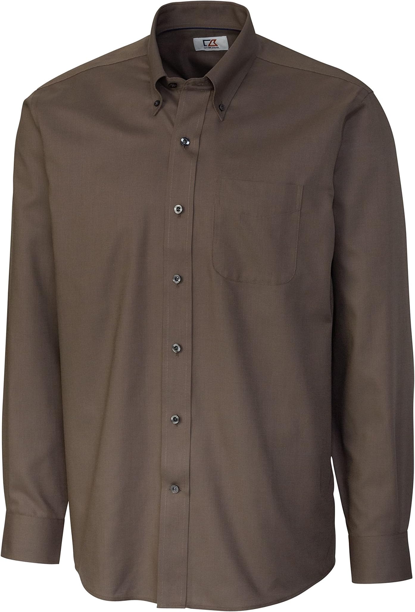 Cutter & Buck BCW01711 Mens L/S Epic Easy Care Nailshead, Monarch-3XT