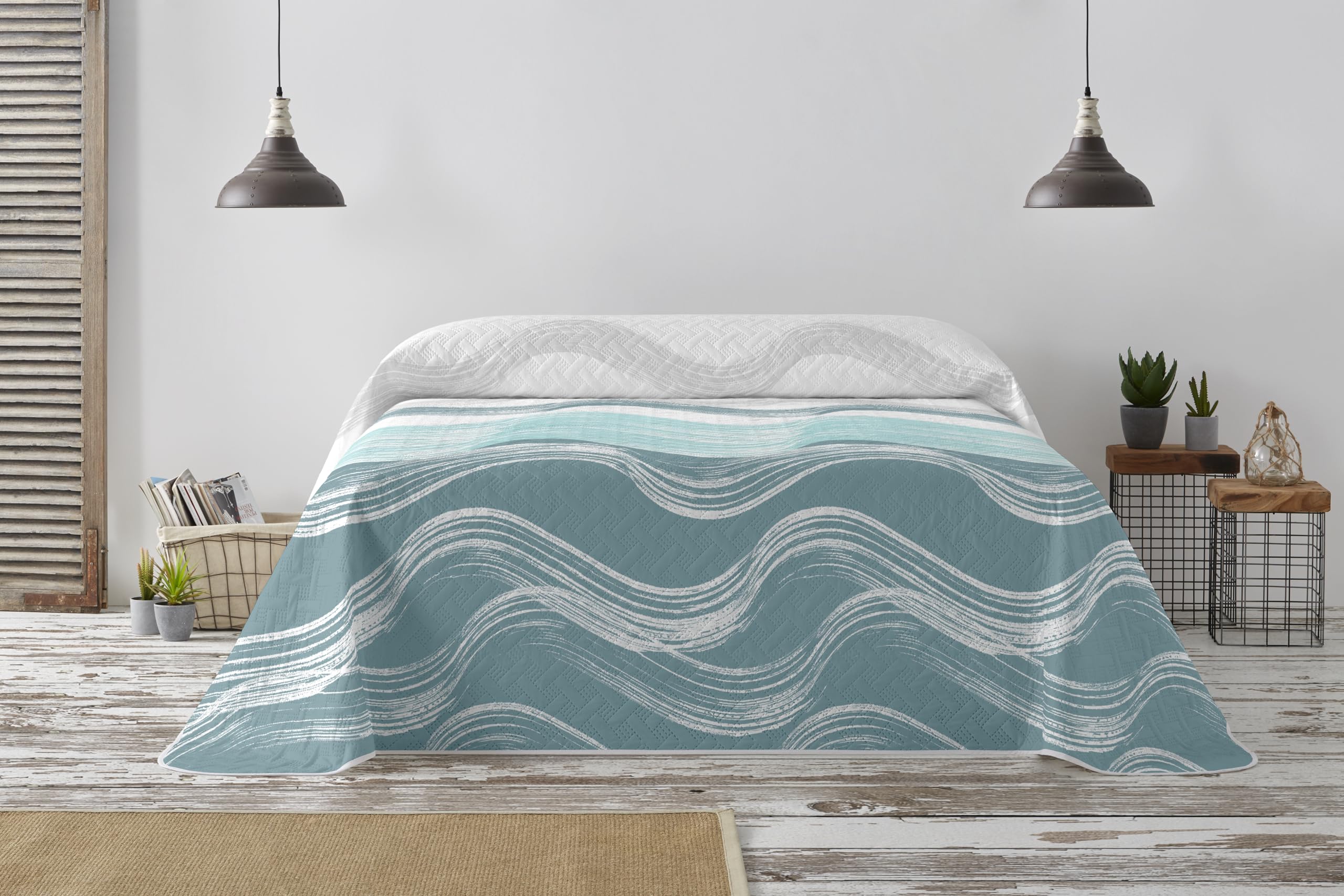 Degrees home - Paraiso -Tagesdecke – 100% Polyester Mikrofaser, Leicht, Weich & Atmungsaktiv - Für Frühling… – Ansicht 3