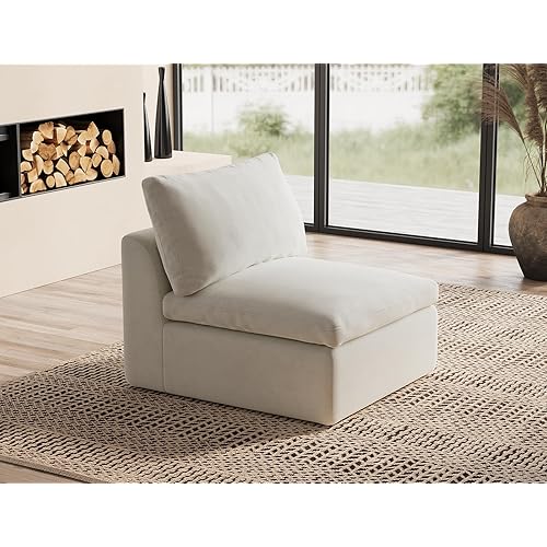 ohllob Middle Back for Cloud Sectional Couches Living Room, Modular, Boneless