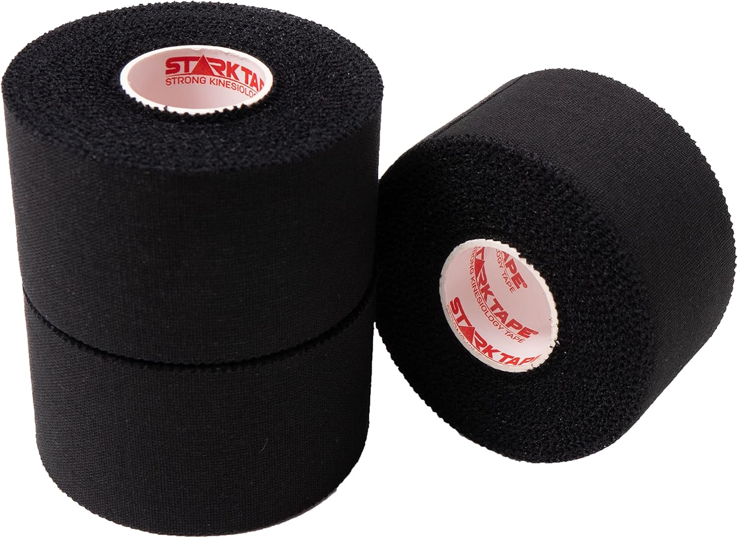 (3 Pack) Black Athletic Tape 1.5" x 45ft Per Roll Easy to