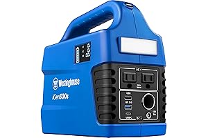 296Wh 600 Peak Watt Portable Power Station and Solar Generator