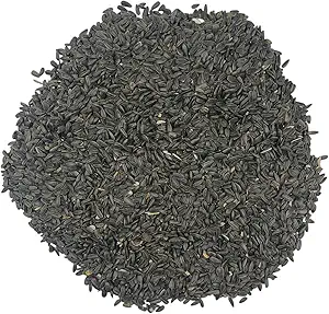 50 Pound Black Oil Sunflower Seeds for Birds – Premium Wildlife Food – Non - GMO -Grown in The USA - Black Oil Sunflower Seeds for Wild Animals and Backyard Feeders