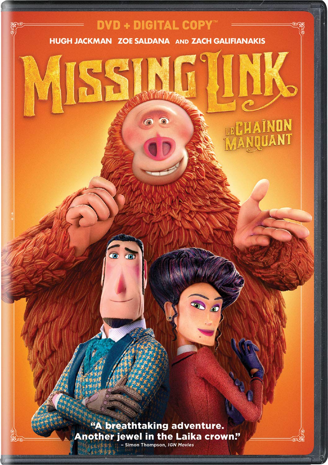 Missing Link (2019) - DVD + Digital (Bilingual) [DVD]