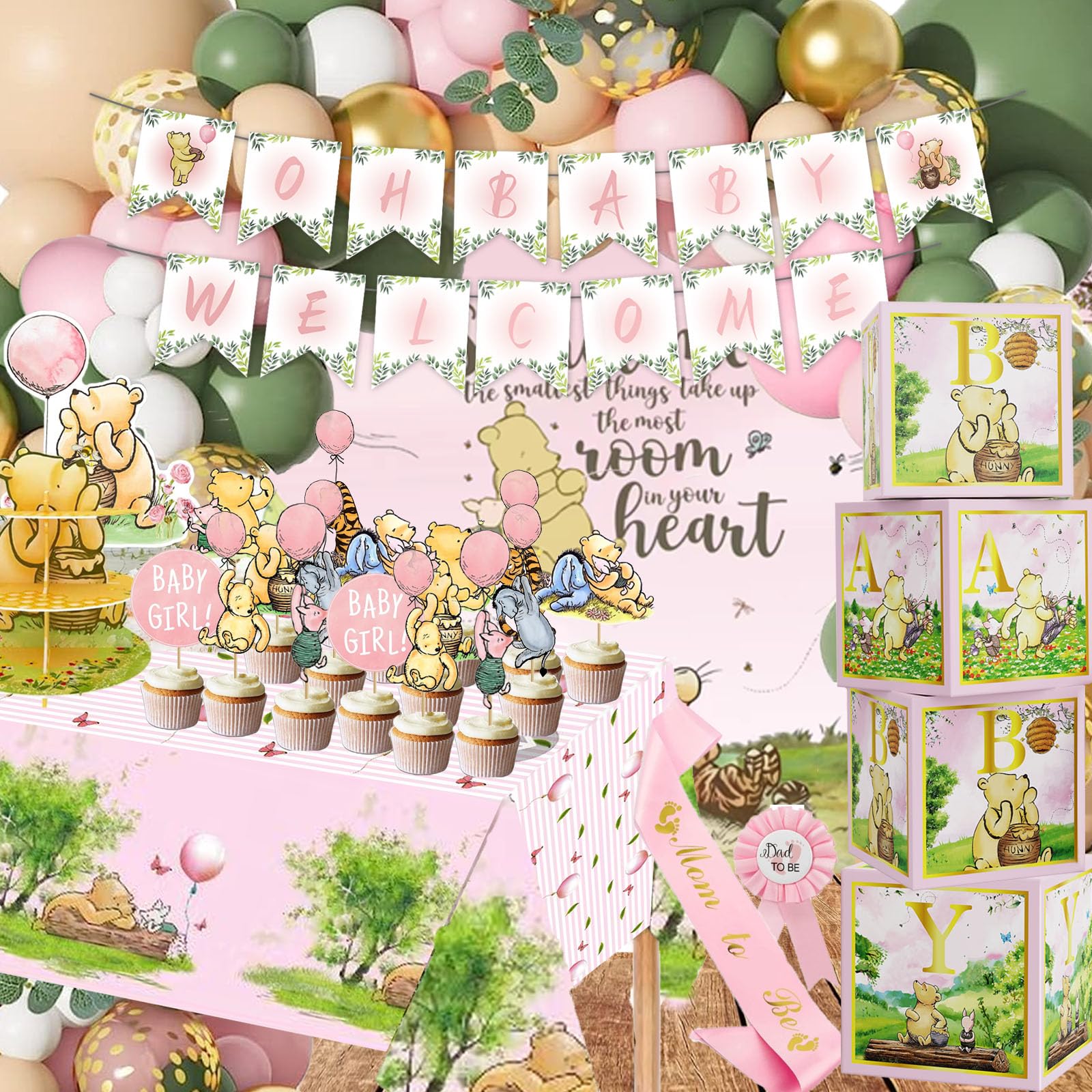 CLASSIC WINNIE THE POOH デコパージュ　3点セット CLASSIC WINNIE THE POOH デコパージュ 3点セット CLASSIC