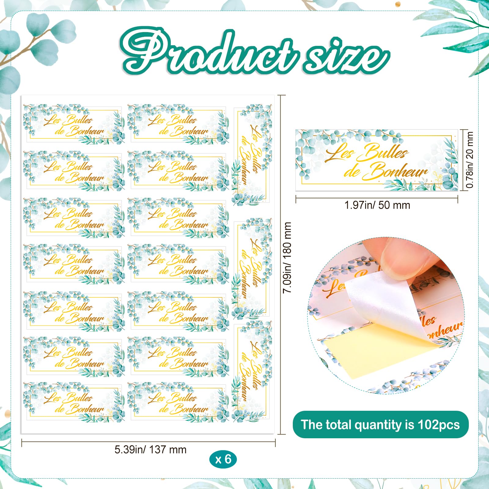 Aolun Etiquetas Personalizadas Para Botellas De Agua Para Bodas, Calcomanías Personalizadas Para Botellas Con Nombre Y Foto, Etiqueta Impermeable Para Botellas De Bebé, Graduación, Cumpleaños