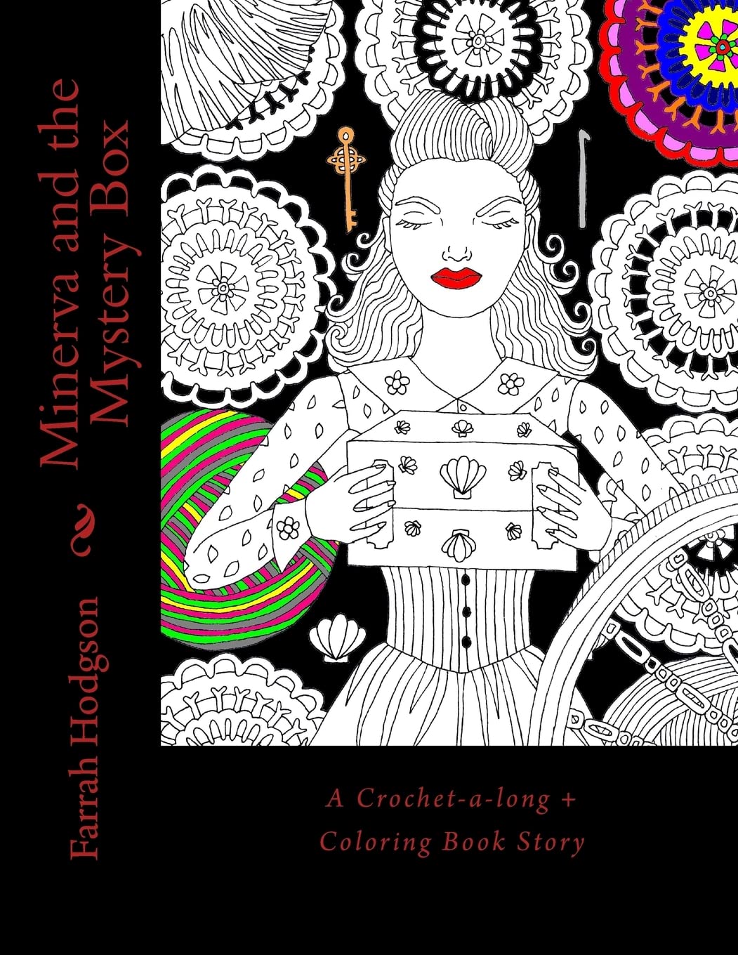 Minerva and the Mystery Box: A Crochet-a-Long Coloring Book Story