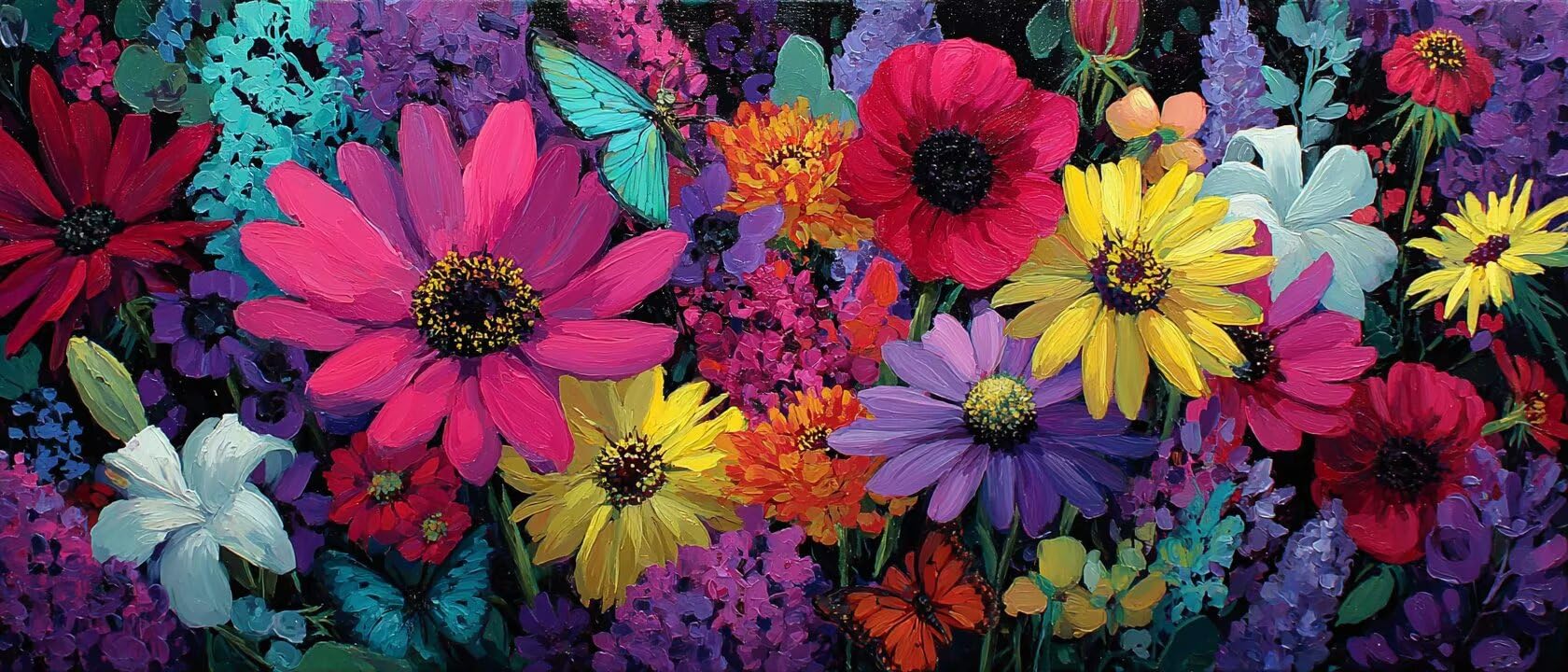 Flower 5D Diamond Painting, Colore DIY Diamond Painting Kit Completo, DIY Pittura a Diamante, Diamantini Crystal Art Kit, 5D Dibujos con Diamantes, Regalo Primavera, Decorazioni Casa, 160x70cm G-6199