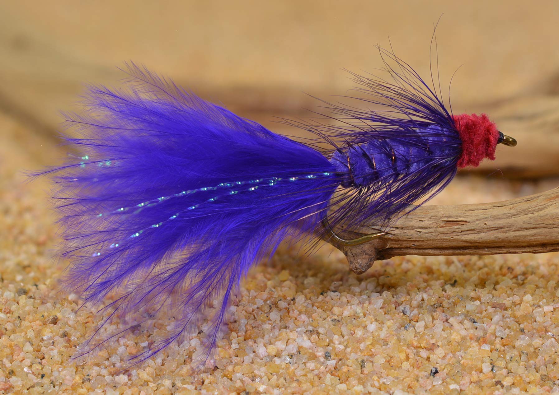 Egg Sucking Leech Flies Tied on Mustad Signature Fly Hooks Sizes #6, #8, #10 & Assortments for Trout and Other Species - 1 Dozen Flies (Purple Hook #6)