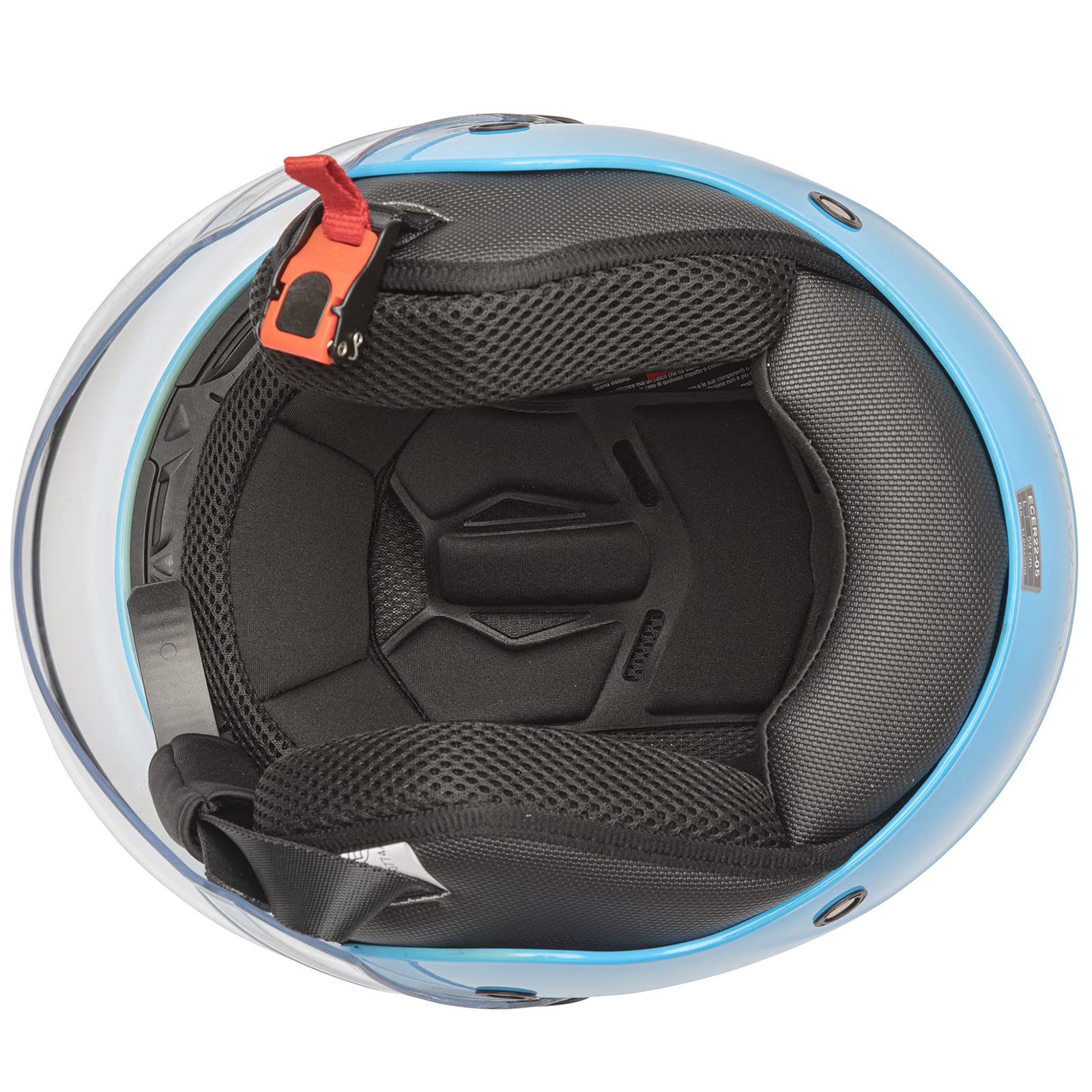 Jet Casque Moto Scooter Longue Pare-Soleil Visière ECE 22 06 Certifié