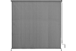 VICLLAX Patio Cordless Roller Shade For Patios And Decks