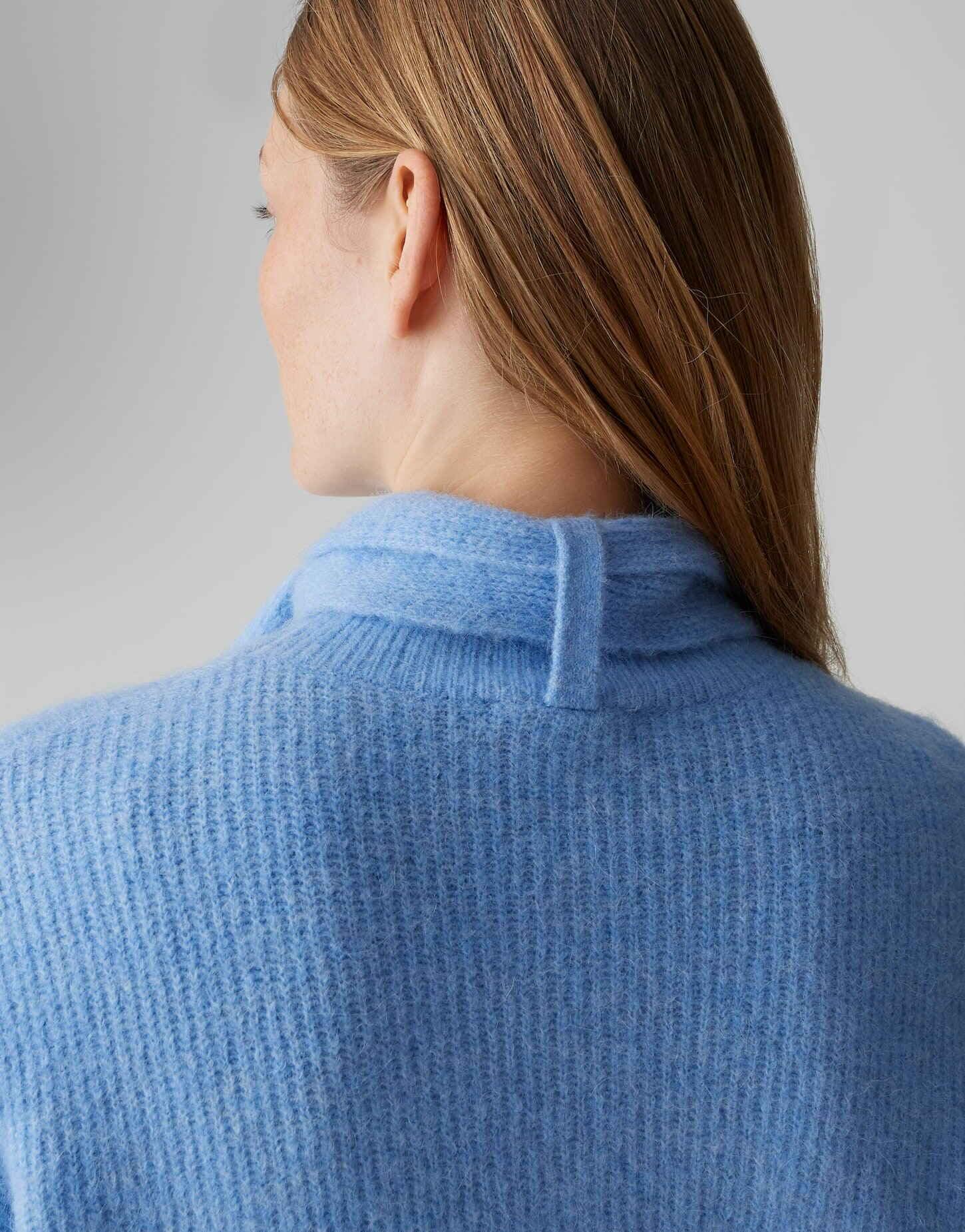 OPUS Damen Pullover | PARF Regular Strickpullover im Alpaka Wollmix