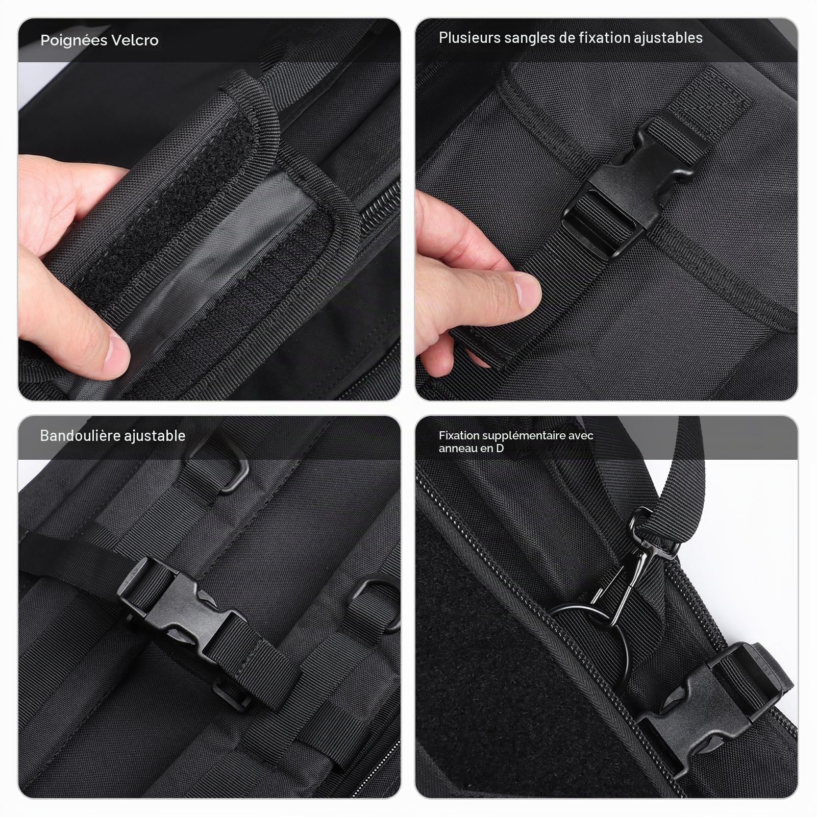 Feyachi Double Étui à Fusil 42 Pouces Etui Portable pour Fusil de Chasse