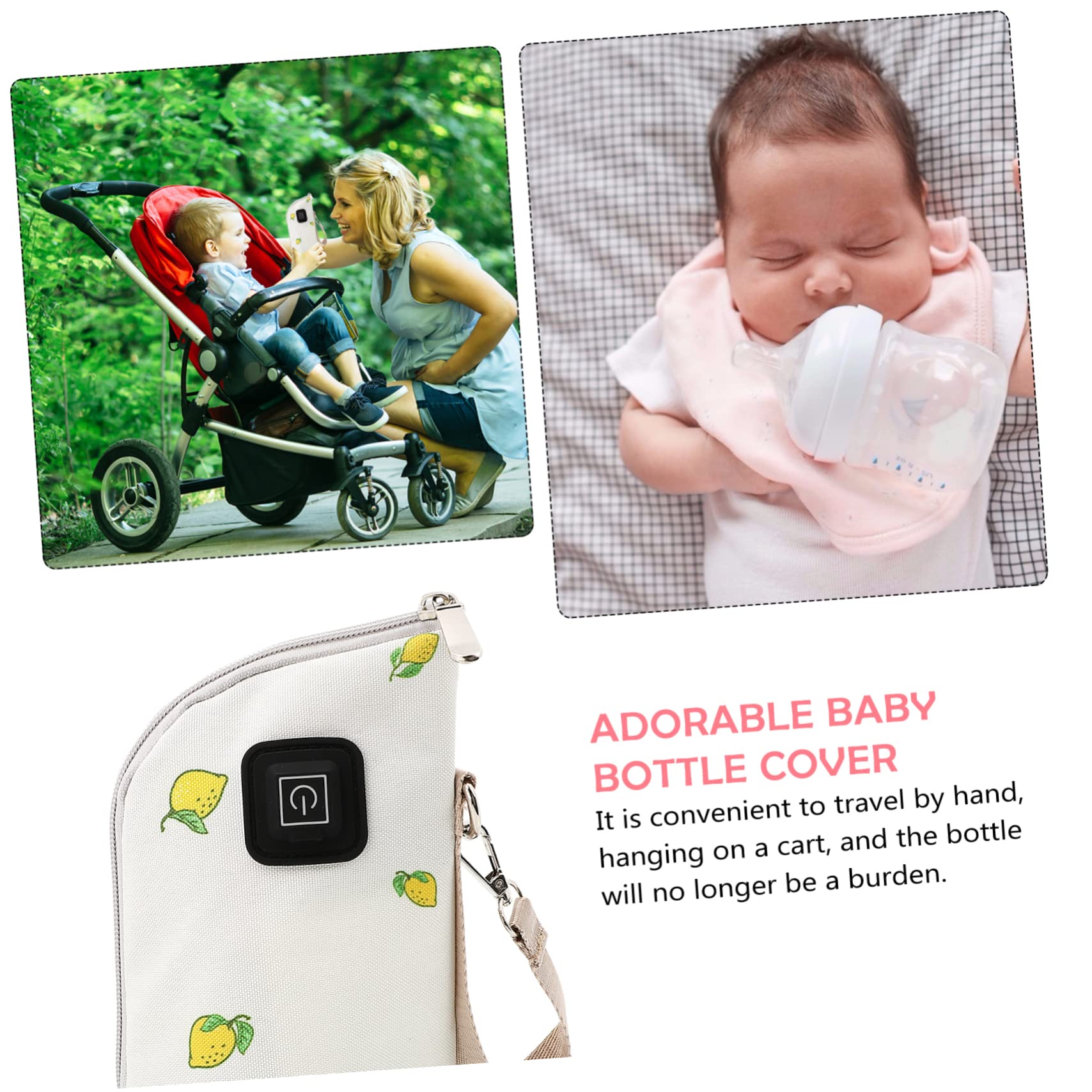 TOYANDONA 2 Set Scaldabiberon Latte Per Bambini Tote Pieghevole Scaldabiberon Bottiglia Per Il Latte Custodia Antigoccia Bottiglia Tote Copertura Per Il Riscaldamento Del Latte Copertura