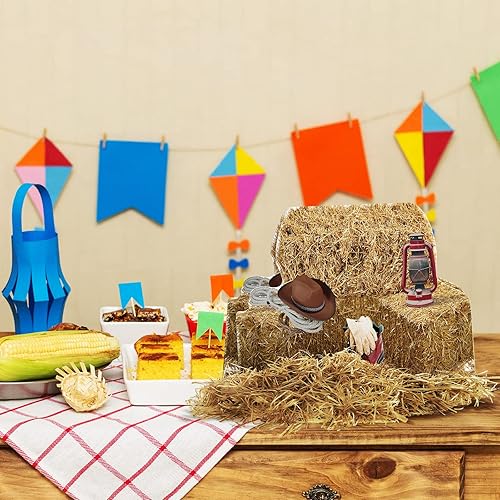 Miniatura 6 de Marspark 3 centros de mesa 3D occidentales para mesa, decoraciones de fiesta de vaquero del salvaje oeste, 13 x 10 pulgadas, centro de mesa temática