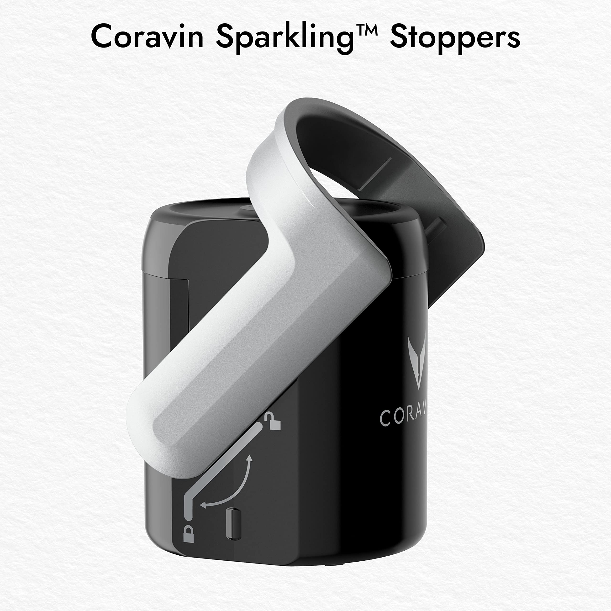 2個セット スパークリングストッパー CORAVIN Amazon｜Coravin 2個パック、シルバー スパークリングストッパー ワイン