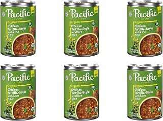 Pacific Foods Organic Chicken Tortilla Soup, 16.3 oz Can (Pack of 6)