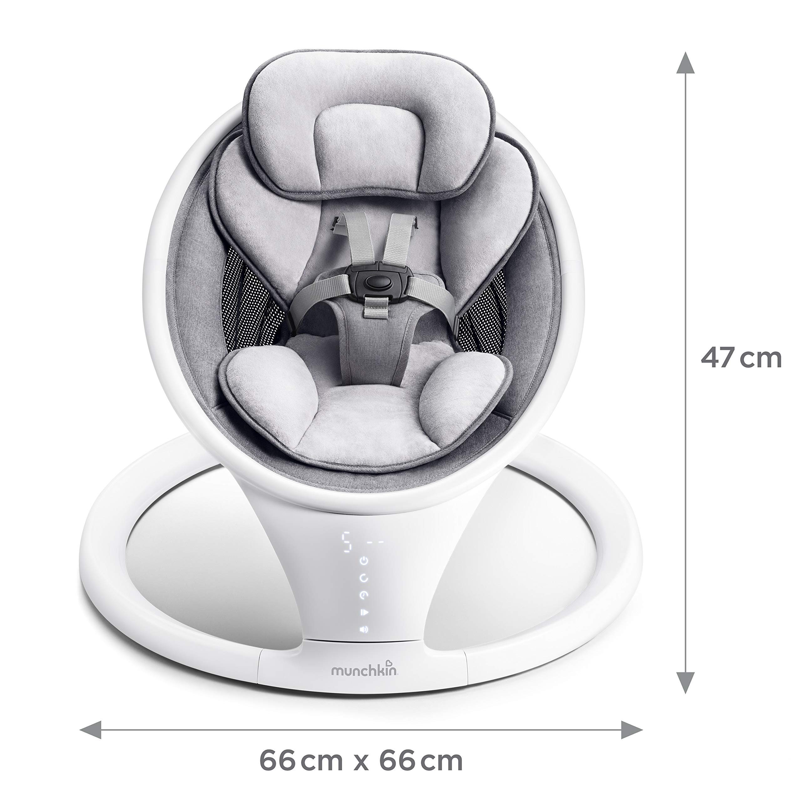 Munchkin Dondolo Elettrico Bebè Bluetooth | Bianco