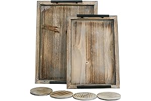 Oversized Ottoman Table Topper Set with Coasters