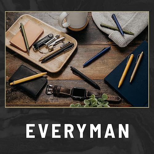 Miniatura 6 de Everyman Midnight Super Matte Grafton Mini Twist Pen - Nuevo y mejorado Premium EDC Pen