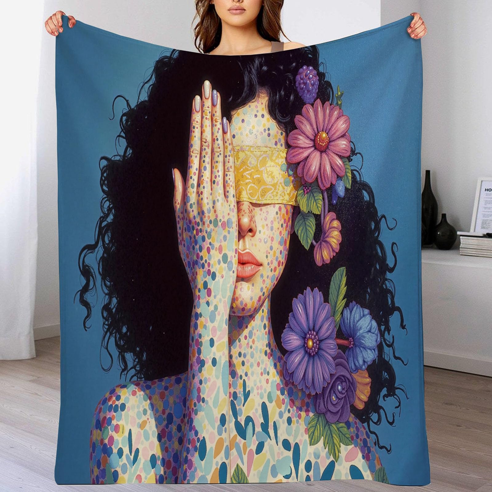 Couverture flanelle art nouveau 130x150cm : l'excellence de la douceur lit