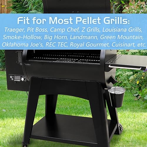 Miniatura 6 de Cubo de parrilla para grasa, cubo de grasa por goteo, 10 paquetes de revestimientos de papel de aluminio para Traeger 20 22 34 Series Pit Boss