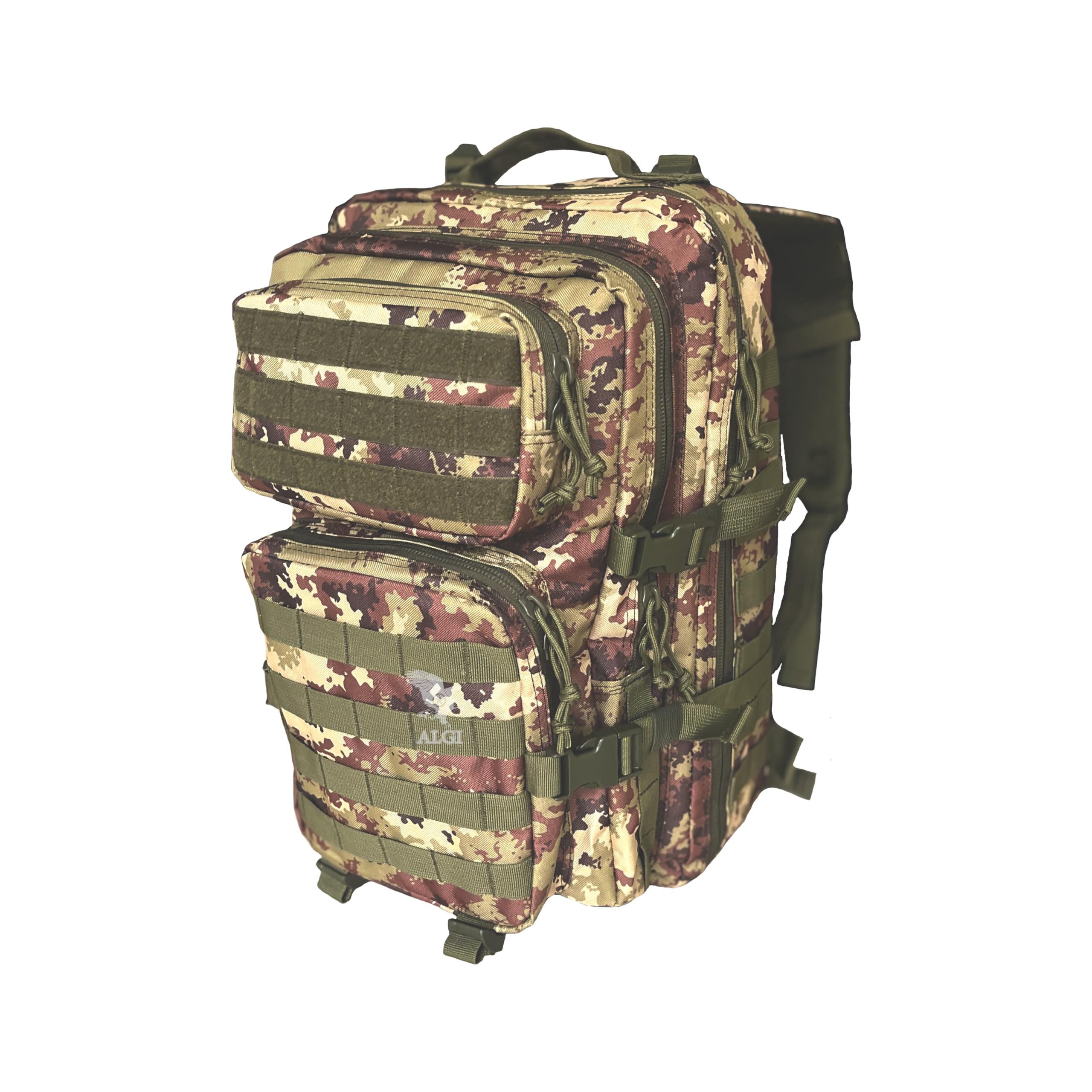 Zaino Militare Tattico Medium con sistema MOLLE 50 Litri Vegetato Militare