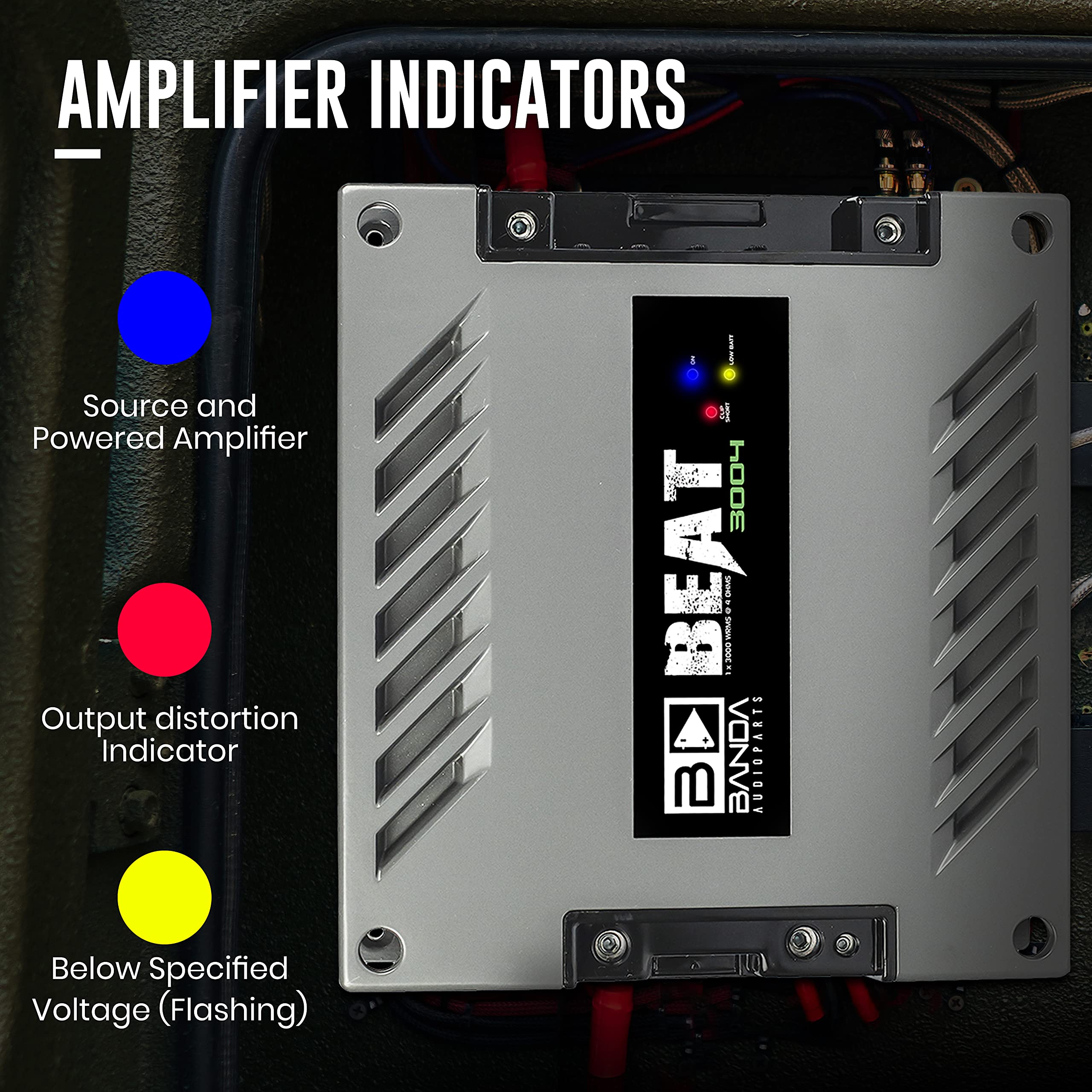 Módulo Amplificador Banda Beat 3004 3000W Rms 4 Ohms 1 Canal