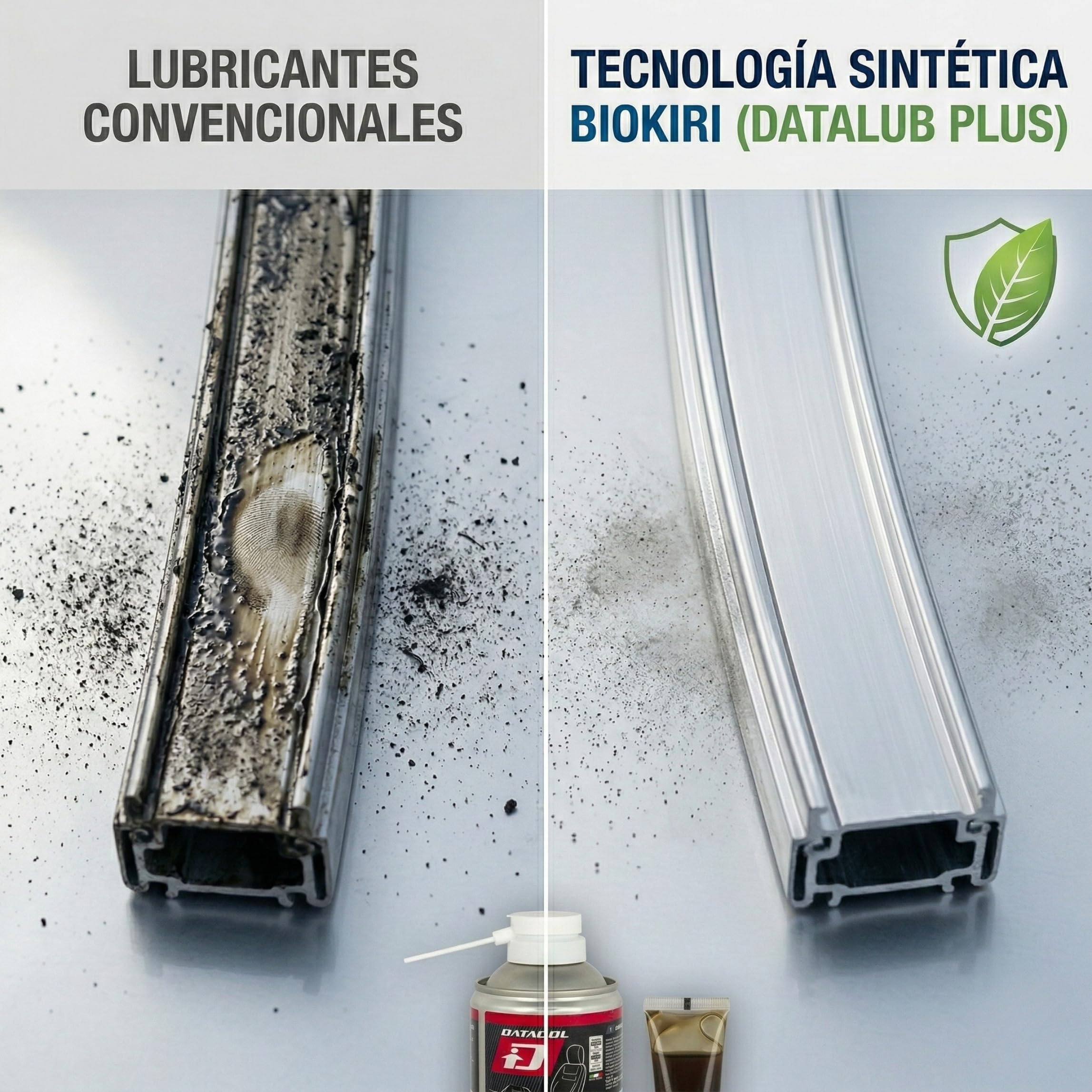 Lubricante Seco en Spray Coche · DATALUB PLUS No Mancha · Bote Aerosol 1 Ud 400ml · Cinturones y Guías
