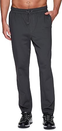 Avalanche Mens Lightweight Jersey Pant with Pockets Quick Dry Ultra Soft Straight Leg Pants for Hiking Workouts Casual Wear