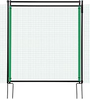 HIDALIFE 3ft Temporary Fence Gate - Escape-Proof Garden Mesh Door for Dogs, Kids, Backyard & Camping Security