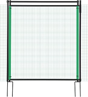 HIDALIFE 3ft Temporary Fence Gate - Escape-Proof Garden Mesh Door for Dogs, Kids, Backyard & Camping Security