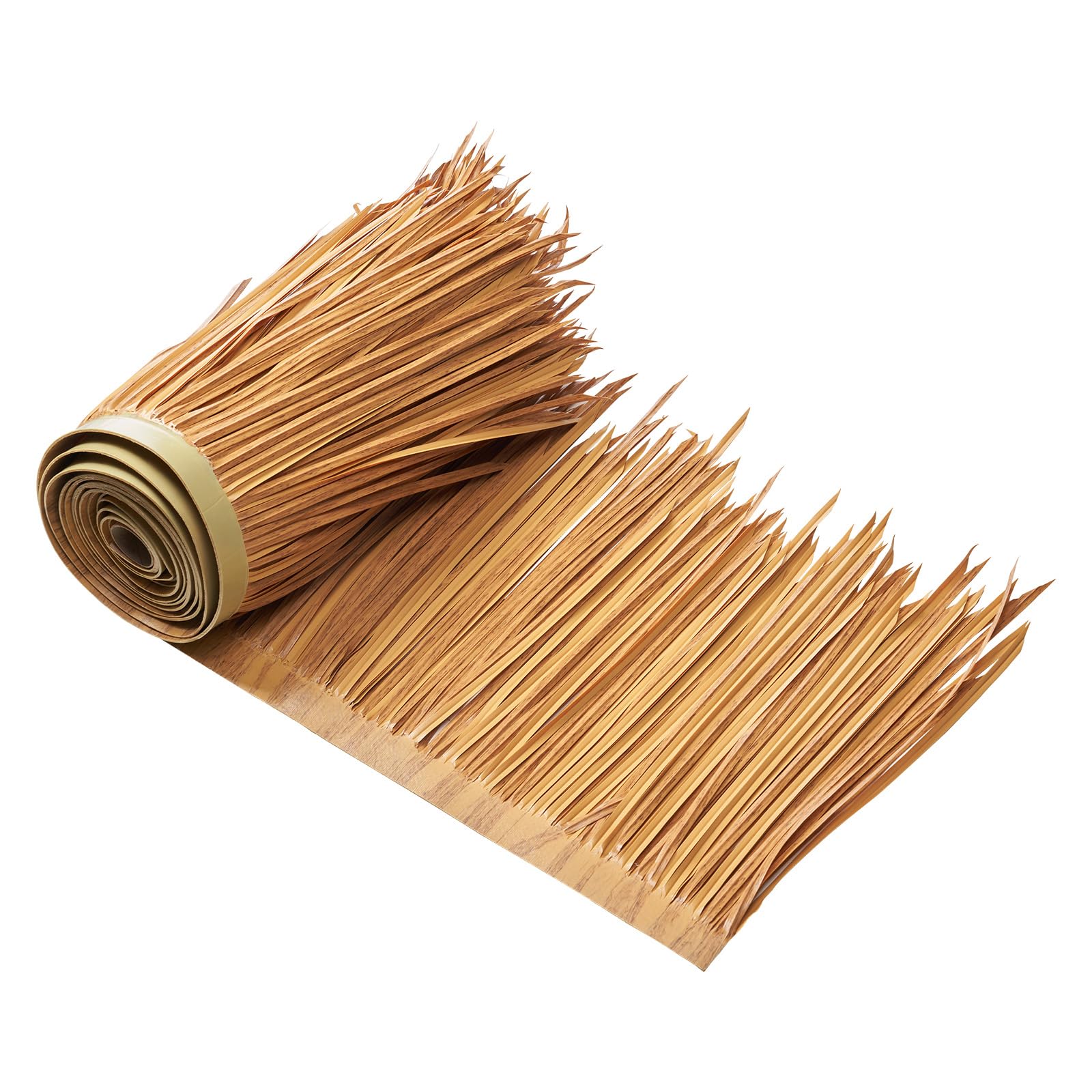VEVOR Künstliches Strohdach, 500x40 cm, mexikanischer Stil, Strohdachrolle aus PE, Palmdach, Reetdach, Ideal für Terrassen-, Pool-, Strand-, Pavillon- und Hawaii-Party-Dekoration