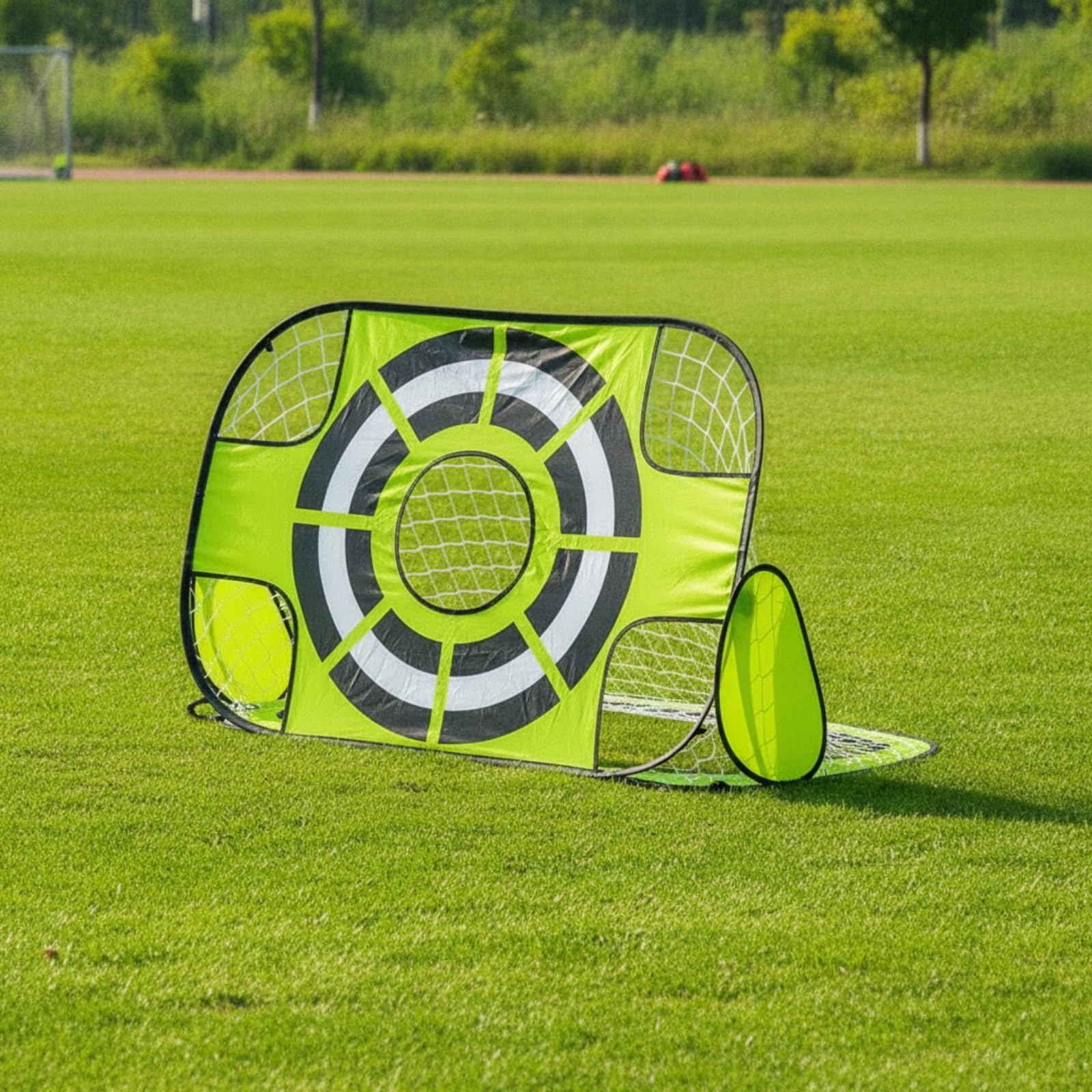 Portería Plegable con Compacta Portería Fútbol Infantil Ligera Arco Fútbol Portátil para Playa