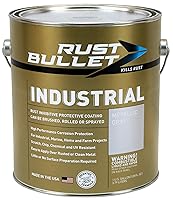 Vista 11 de RUST BULLET Industrial - Gris metálico - 1/4 pinta - Revestimiento preventivo de óxido para proyectos industriales, marinos, domésticos y agrícolas