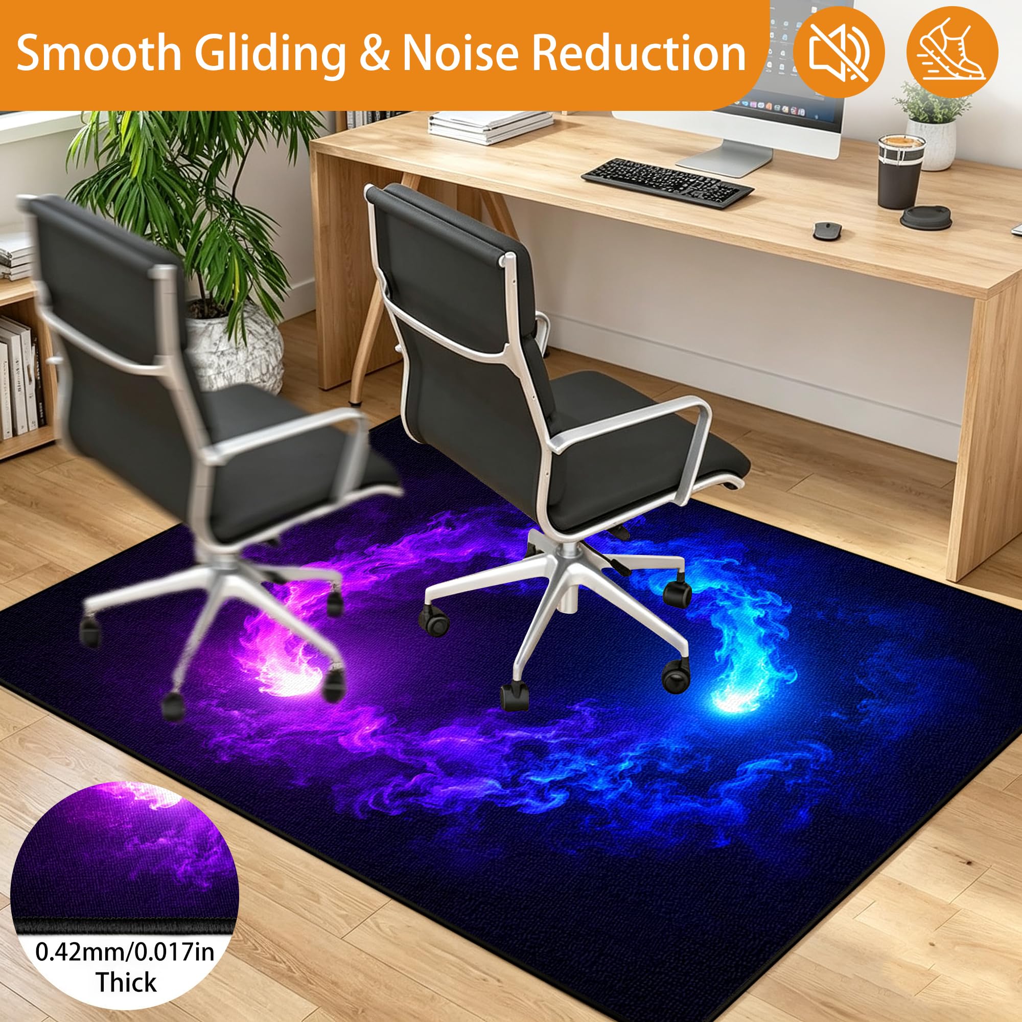 Gaming Tappeto Sedia Salvapavimento 140 x 160 cm