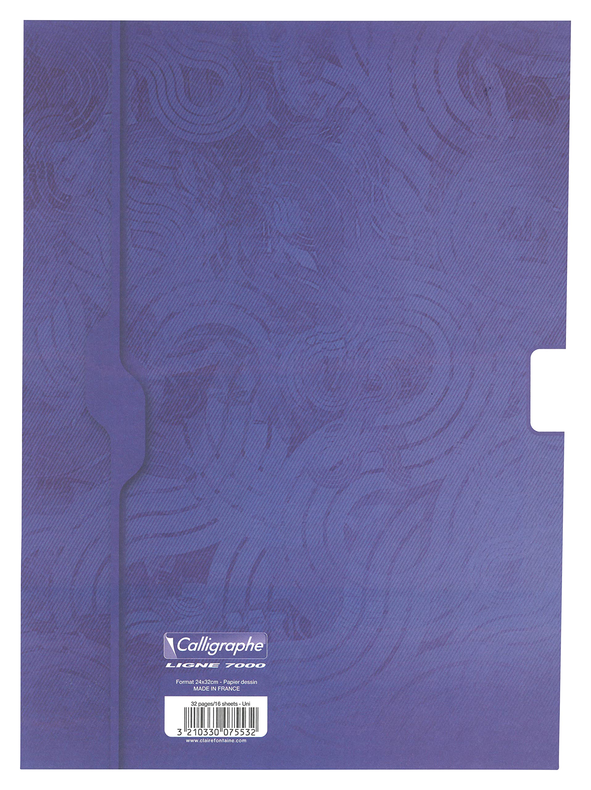 Calligraphe 7553C Set of 10 Drawing Notebooks (a Clairefontaine Brand), 24x32 cm, 32 Plain White Pages, 120 g Drawing Paper - Image 3