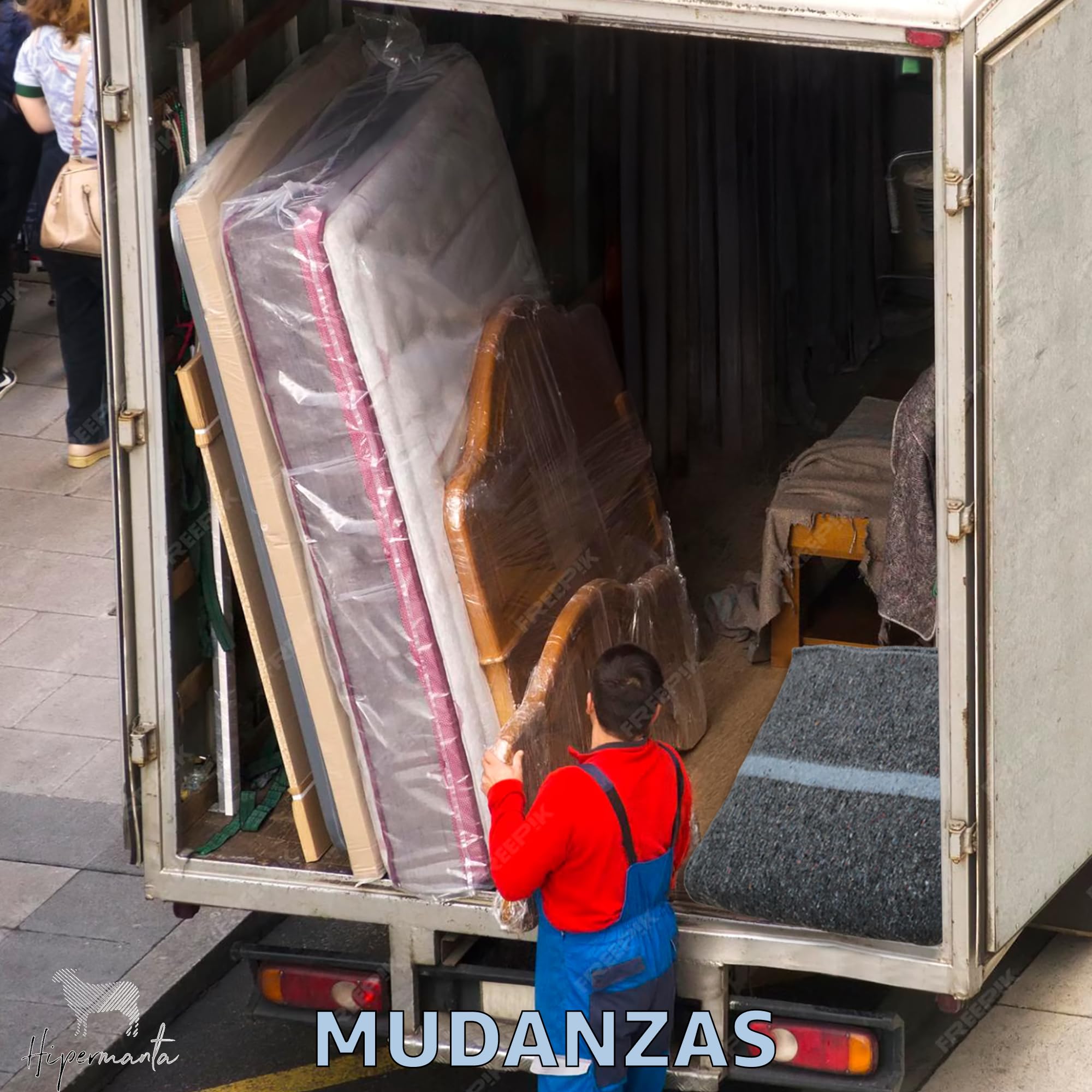 Manta Transporte de Muebles, Mudanza Multiusos. Manta para Yoga, Pic-Nic, Viaje. 200X140 cm Material Reciclado Resistente Perchado y Suave. Gris