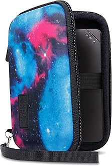 USA GearMobile Wi-Fi Hotspot Carry Case Holder with Ethernet Cable Bag - Compatible with GlocalMe, Skyroam Solis, Netgear, TP-Link M7450 M7650 M7350, Huawei, Tenda 4g185 and More - Galaxy