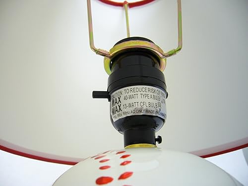 Miniatura 3 de Lámpara de mesa deportiva de béisbol de cerámica de 12 "H - 604BB