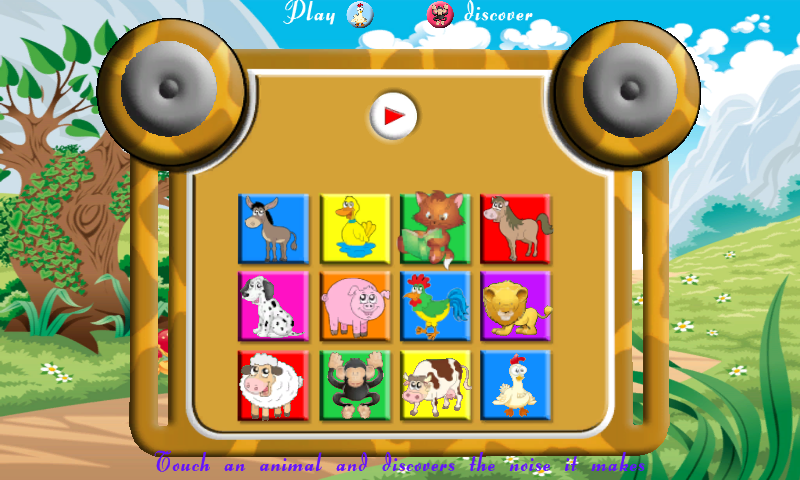 Aplicación descubre el sonido de los animales de granja para los niños ...