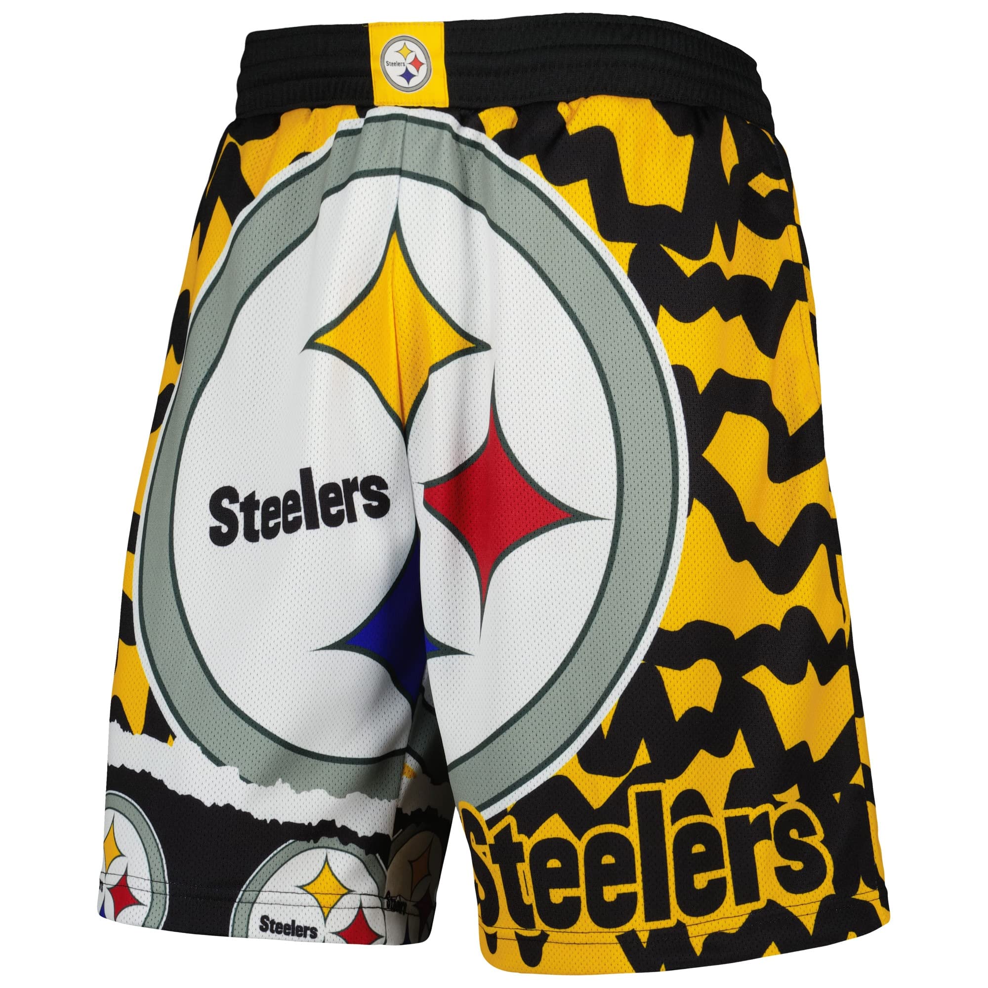 Mitchell & Ness M&N Pittsburgh Steelers JUMBOTRON Basketball Shorts