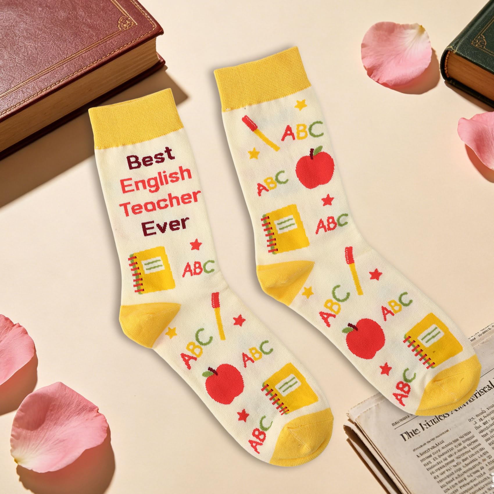 Teacher Appreciation Gifts,Teacher Gifts Socks for Christmas Valentines Back to School Graduation End of Year
