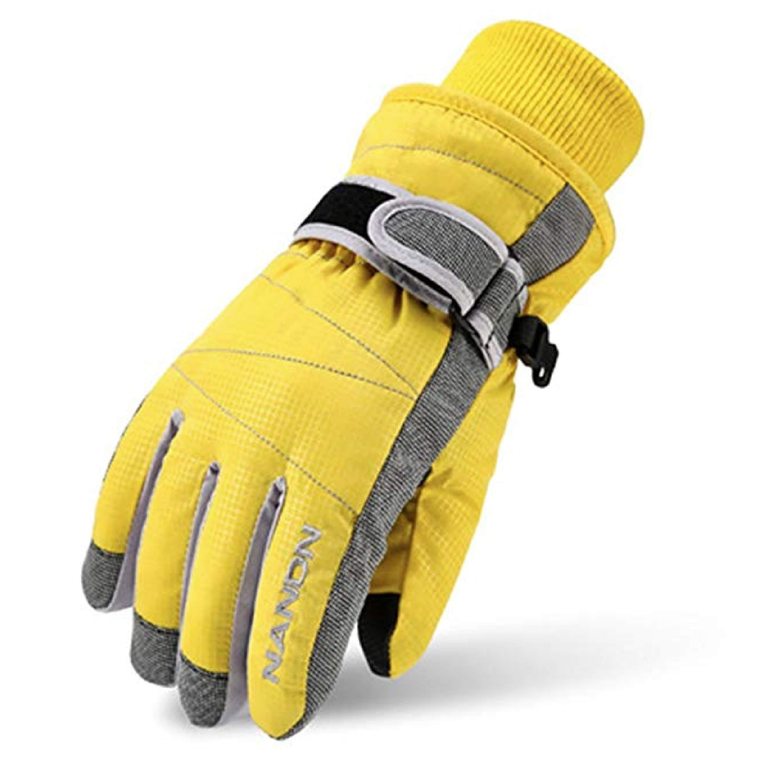 TRIWONDERKids Ski Snow Gloves Winter Cold Weather Windproof Warm Snowboard Sport Mittens for Boys Girls