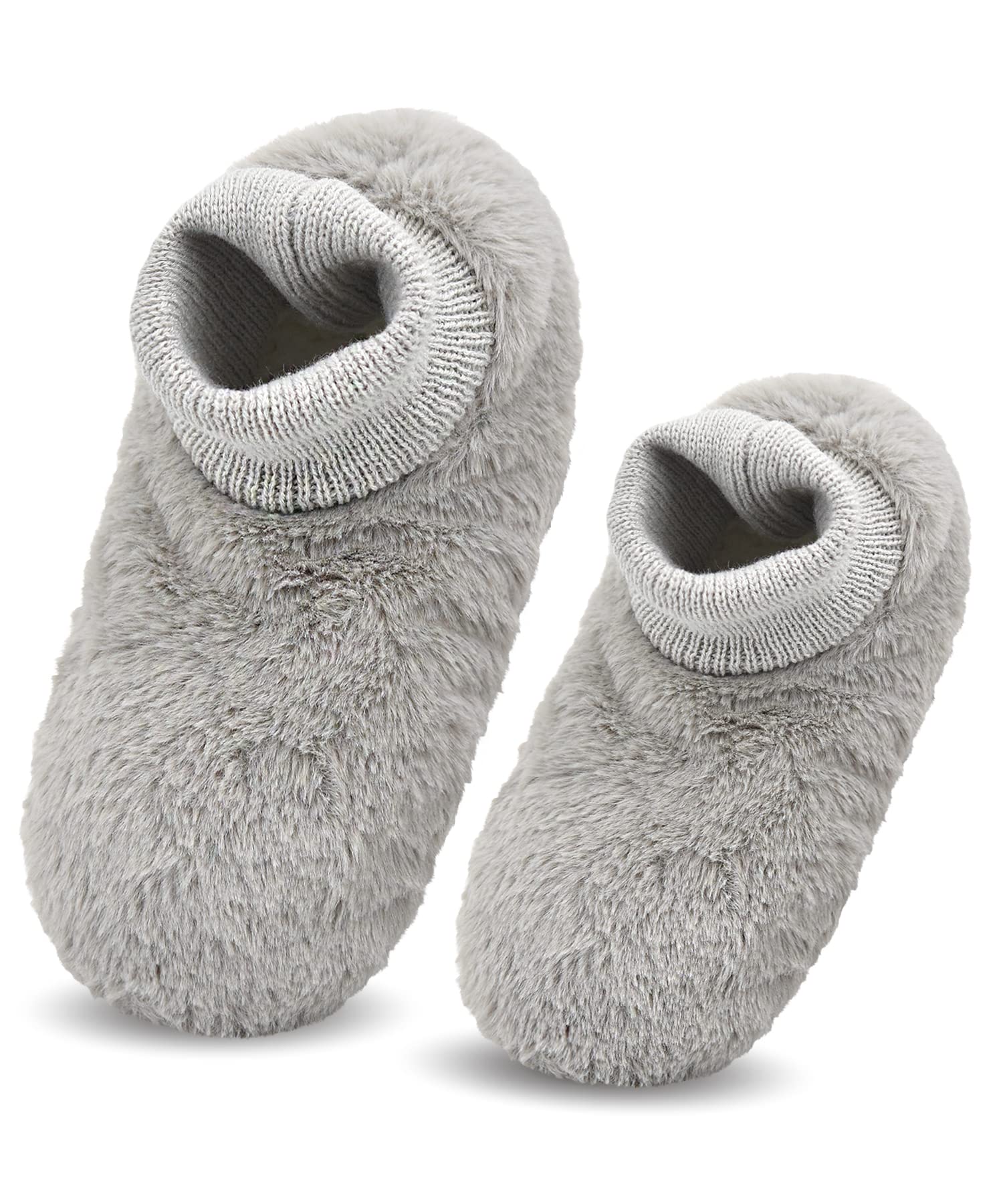 DICUIRDAnimal Slipper Socks with Grippers for Women,Winter Cozy&Comfy Boot Slippers for Women